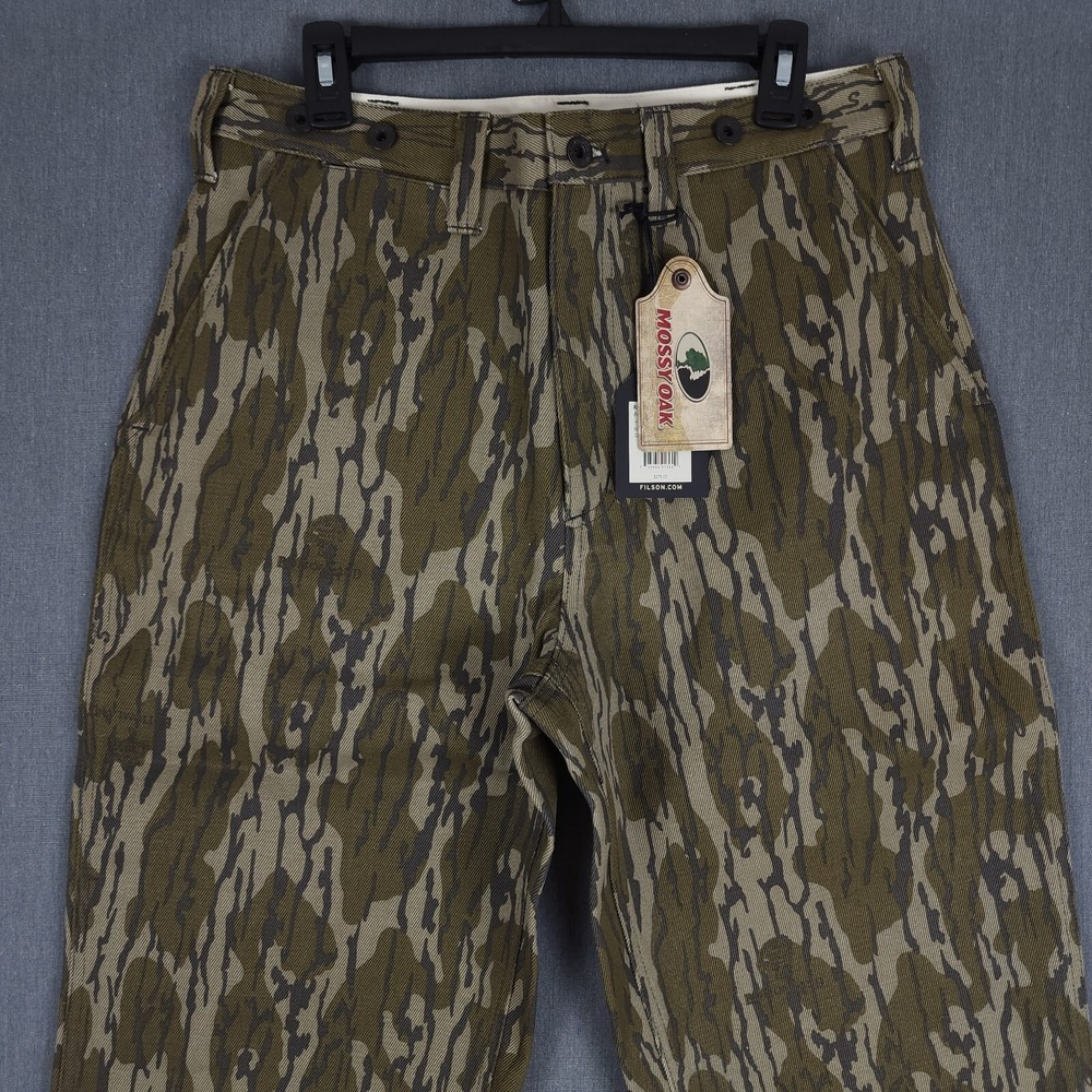 Filson Rugged Twill Utility Hunting Pants Mens 38x34 Mossy Oak Bottomland Camo